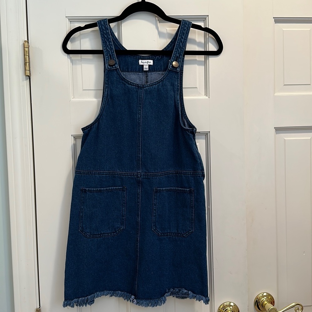 Women’s Love, Fire jean dress. size XS